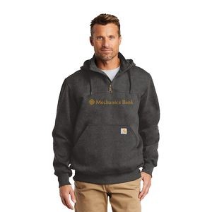 Carhartt® Rain Defender® Paxton Heavyweight Hooded Zip Mock Sweatshirt