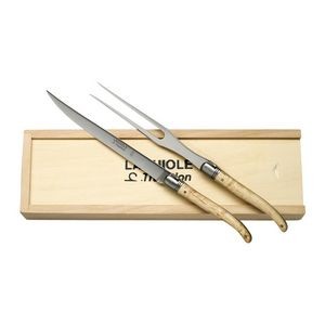 Laguiole Carving Knife & Fork Set (Made in France)