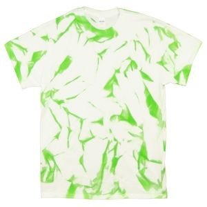 Neon Green/White Nebula Performance Short Sleeve T-Shirt