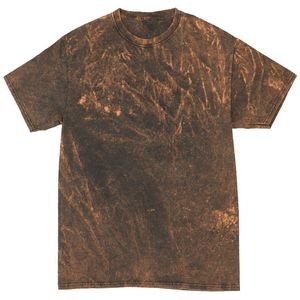 Leather Mineral Wash Short Sleeve T-Shirt