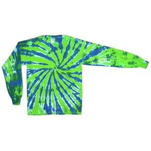 Lime Green/Royal Blue Team Web Long Sleeve T-Shirt