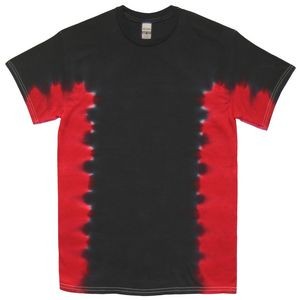 Black/Red Team Side Stripe Short Sleeve T-Shirt