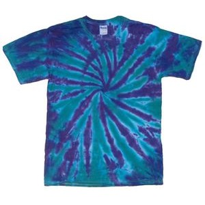 Turquoise Blue/Purple Team Web Short Sleeve T-Shirt