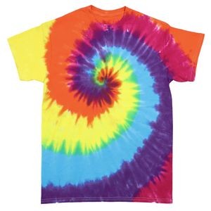 Classic Rainbow Spiral Short Sleeve T-Shirt