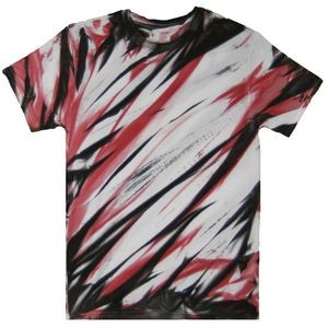 Black/Red/White Laser Performance Short Sleeve T-Shirt