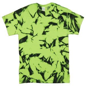 Black/Neon Green Nebula Graffiti Short Sleeve T-Shirt