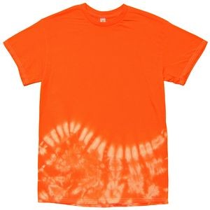 Orange Bottom Wave Short Sleeve T-Shirt