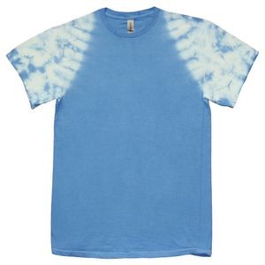 Sky Blue Baseball Sleeve Short Sleeve T-Shirt