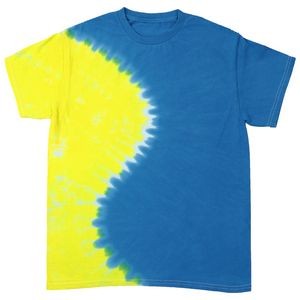 Royal Blue/Lemon Yellow Team Vertical Wave Short Sleeve T-Shirt