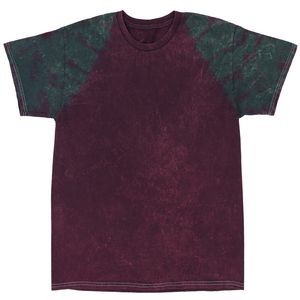 Red Rock Baseball Sleeve Mineral Wash Short Sleeve T-Shirt