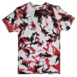 Black/Red/White Nebula Graffiti Short Sleeve T-Shirt