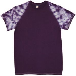 Purple Baseball Sleeve Short Sleeve T-Shirt