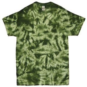 Forest Green Crinkle Short Sleeve T-Shirt