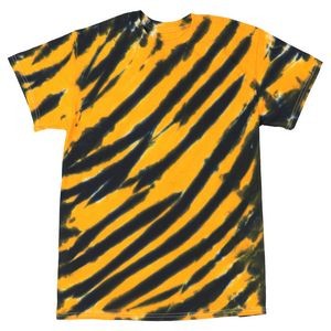 Gold Yellow/Black Tiger Stripe Short Sleeve T-Shirt
