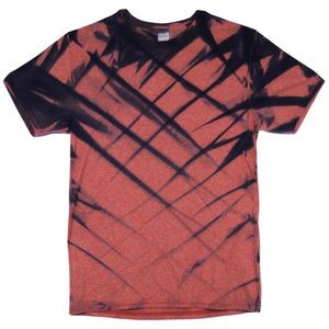 Black/Red Heather Mirage Graffiti Short Sleeve T-Shirt