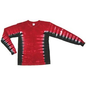 Red/Black Team Side Stripe Long Sleeve T-Shirt