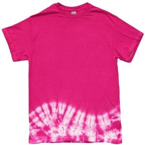 Pink Bottom Wave Short Sleeve T-Shirt
