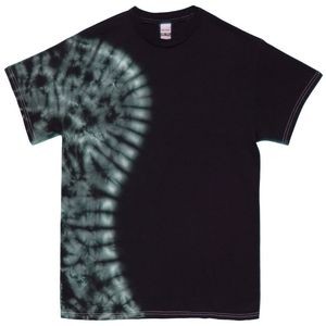 Black Vertical Wave Short Sleeve T-Shirt