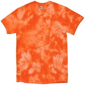 Orange Crinkle Short Sleeve T-Shirt