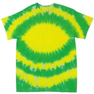 Lemon Yellow/Kelly Green Football Short Sleeve T-Shirt