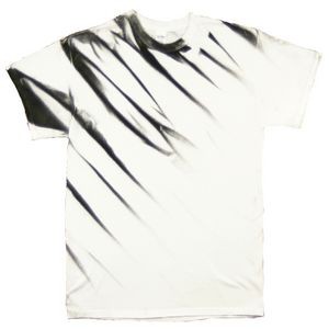 Black/White Eclipse Graffiti Short Sleeve T-Shirt