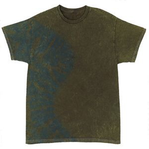 Yellowstone Vertical Wave Mineral Wash Short Sleeve T-Shirt