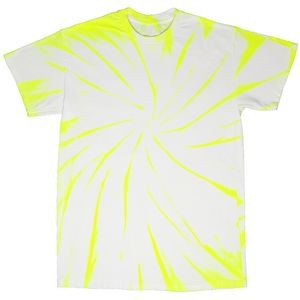 Neon Yellow/White Vortex Performance Short Sleeve T-Shirt