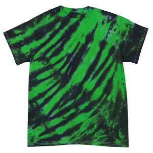 Kelly Green/Black Tiger Stripe Short Sleeve T-Shirt