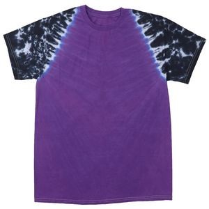 Purple/Black Team Baseball Sleeve Short Sleeve T-Shirt