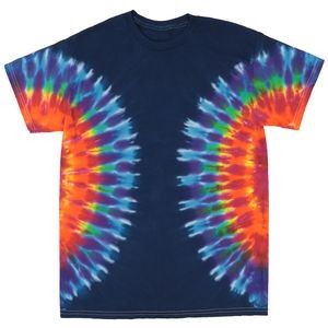 Navy Blue Rainbow Hourglass Short Sleeve T-Shirt