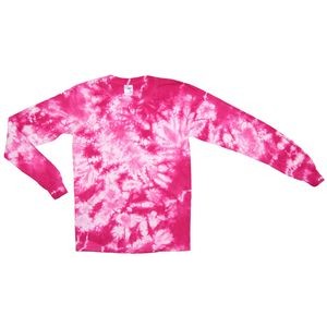Pink Crinkle Long Sleeve T-Shirt