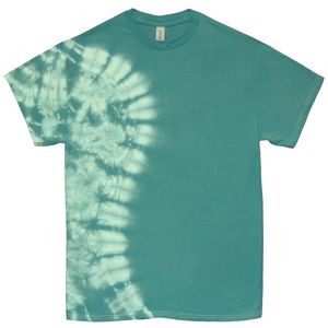 Aqua Vertical Wave Short Sleeve T-Shirt