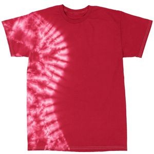 Red Vertical Wave Short Sleeve T-Shirt