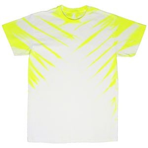 Neon Yellow/White Mirage Performance Short Sleeve T-Shirt