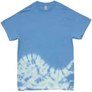 Sky Blue Bottom Wave Short Sleeve T-Shirt
