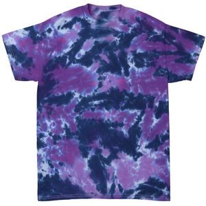 Purple Moon Splat Short Sleeve T-Shirt