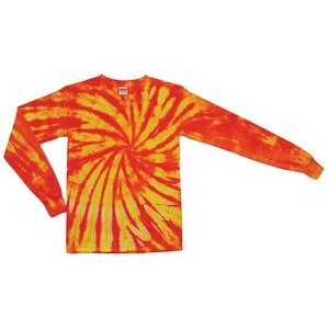 Lemon Yellow/Orange Team Web Long Sleeve T-Shirt
