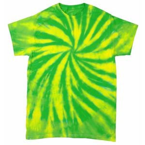 Lemon Yellow/ Kelly Green Team Web Short Sleeve T-Shirt