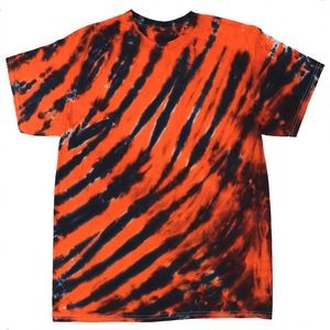 Orange/Black Tiger Stripe Short Sleeve T-Shirt