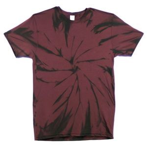 Black/Maroon Red Vortex Graffiti Short Sleeve T-Shirt
