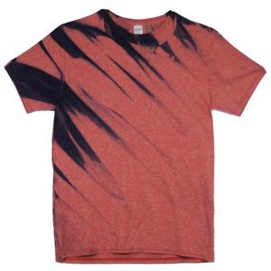 Black/Red Heather Eclipse Graffiti Short Sleeve T-Shirt