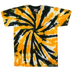Black/Gold Yellow Team Web Short Sleeve T-Shirt