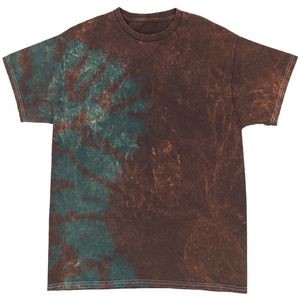 Sunset Vertical Wave Mineral Wash Short Sleeve T-Shirt