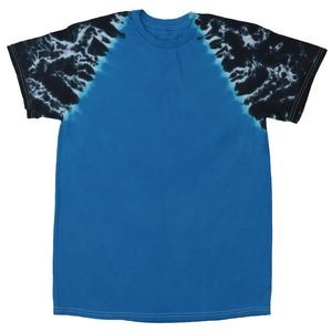 Royal Blue/Black Team Baseball Sleeve Short Sleeve T-Shirt