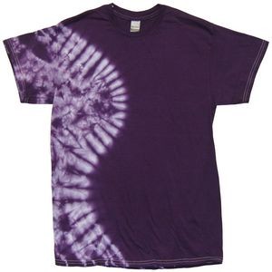 Purple Vertical Wave Short Sleeve T-Shirt