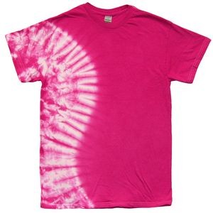 Pink Vertical Wave Short Sleeve T-Shirt