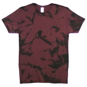 Black/Maroon Red Nebula Performance Short Sleeve T-Shirt
