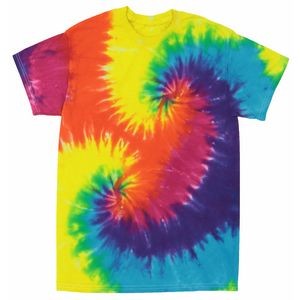 Rainbow Double Spiral Short Sleeve T-Shirt