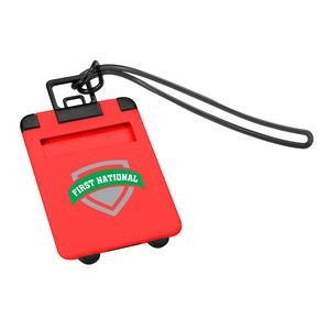the Essentials Luggage Tag - Red