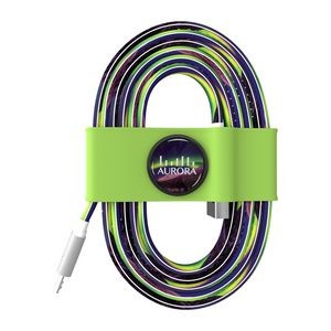 Toddy Tie Organizer and Cable Kit - Micro-USB to USB (Green)